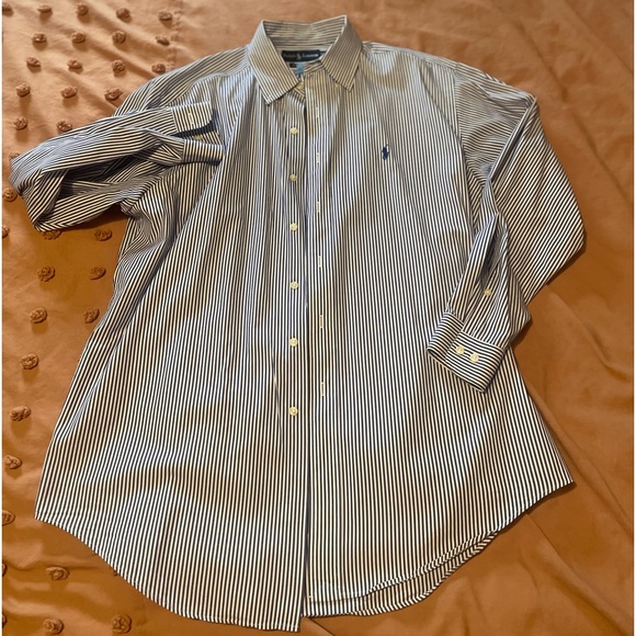 Polo by Ralph Lauren Dress Shirt pin stripe 16 neck - Picture 1 of 6